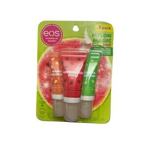 eos Melon Magic Super Balm Minis 3-Pack Mango, Watermelon, & Cucumber Lip Balms